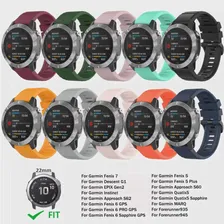 22 мм Силиконовый Ремешок Для Garmin Fenix 7/Fenix 5/Fenix 5 Plus/Fenix 6 Ремешок Для часов Мягкий Ремешок из ТПУ Браслет Для Garmin Fenix instinct