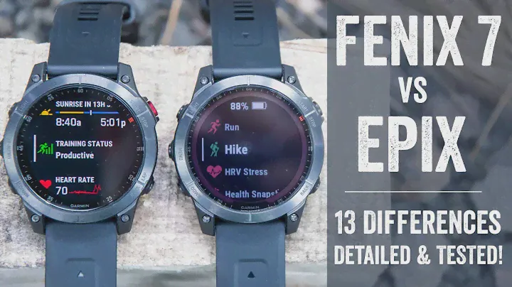 Garmin Fenix ​​7 и Epix: подробно о 13 ключевых различиях