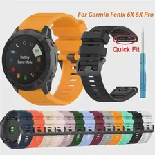 сменный ремешок для часов Garmin Fenix 6X с Силиконовым Ремешком 26 мм, Браслет для Смарт-часов Garmin Fenix 5X/5X Plus