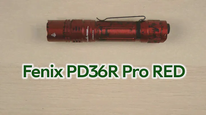 Розпаковка Fenix PD36R Pro RED