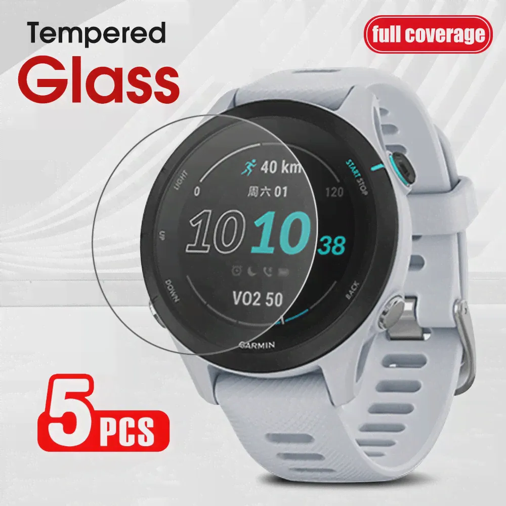 Для Garmin Forerunner 255 955 620 630 Защитная Пленка из Закаленного Стекла для Garmin Fenix 7 7S 7X, Устойчивая К царапинам Прозрачная Пленка-0