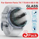 3 Упаковки Пленки из закаленного Стекла для Смарт-часов Garmin Fenix 7X7 7S Защитная Пленка для экрана для Fenix 6 6X Pro 6S 5 5S 5 Plus Glass